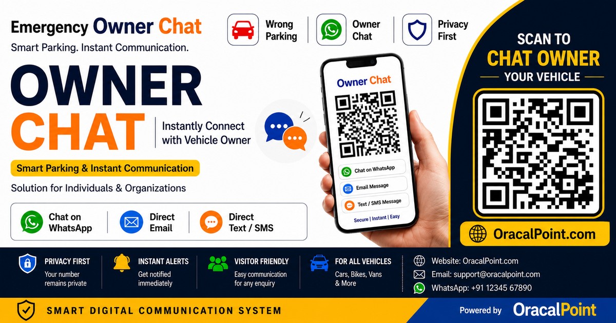 Vehicle QR Code Sticker